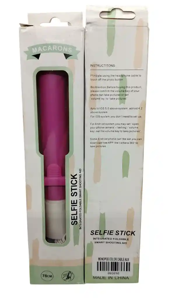 Soporte Selfie Rosado