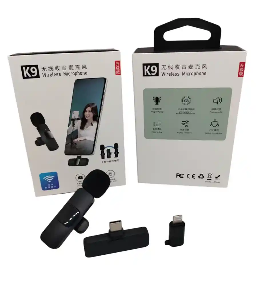 Microfono Inalambrico Para Celular K9