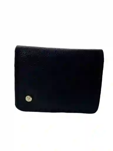 Billetera En Cuero Negro