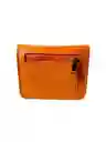 Billetera En Cuero Naranja Carrot