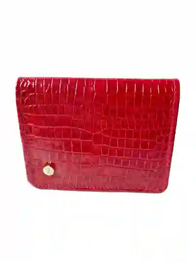 Billetera En Cuero Rojo Texturas