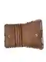 Billetera En Cuero Beige Con Texturas
