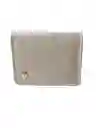 Billetera En Cuero Beige