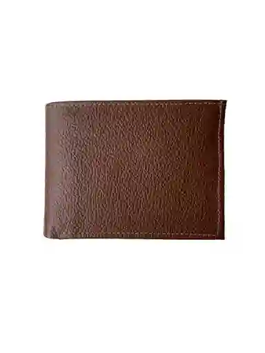 Billetera En Cuero Hombre Café Oscuro