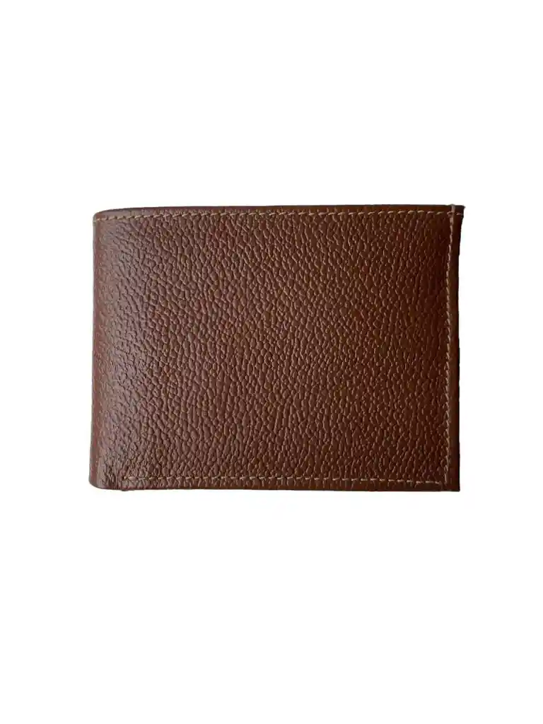 Billetera En Cuero Hombre Café Oscuro