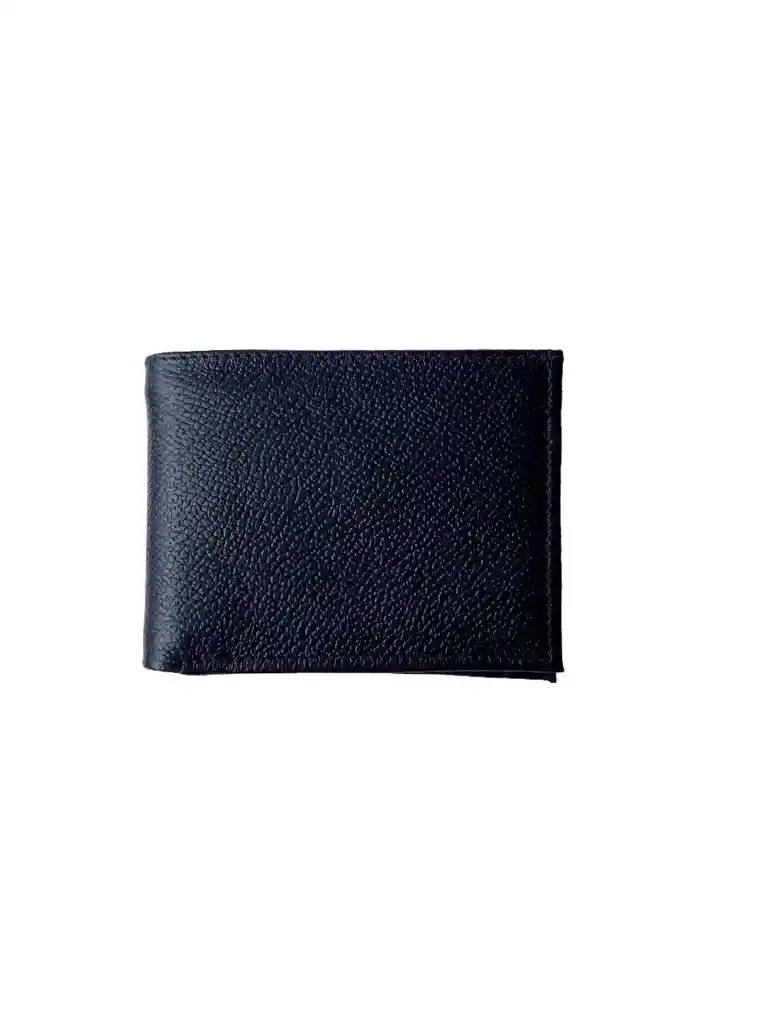 Billetera En Cuero Hombre Negro