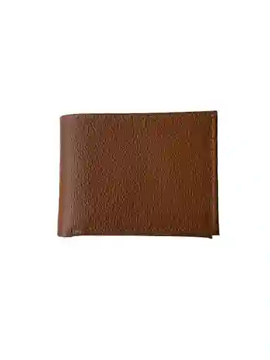Billetera En Cuero Hombre Café Tawny