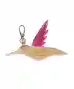 Charm Colibrí, Llavero En Cuero Mix