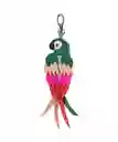 Charm Guacamaya, Llavero En Cuero