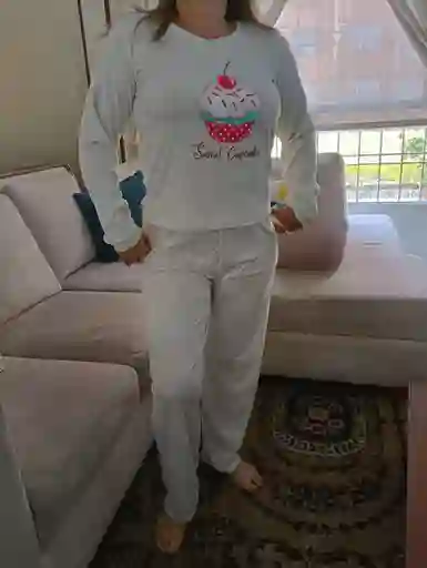 Pijama Dama Algon Crema