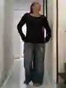 Sweater Cuello V Manga Larga