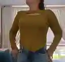 Sweater Cuello , Escote Manga Larga