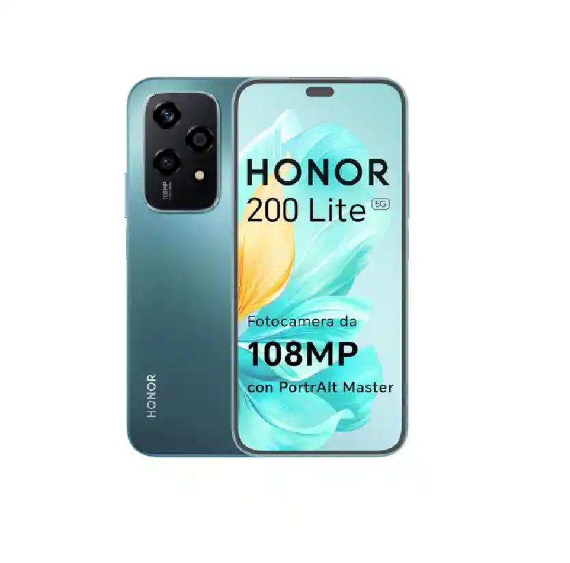 Celular Honor 200 Lite 5g 256 Gb 8 + 8 Ram Aguamarina