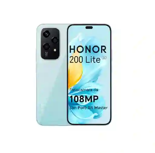 Celular Honor 200 Lite 5g 256 Gb 8 + 8 Ram Azul Estelar