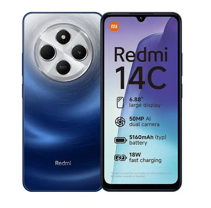 Celular Xiaomi Redmi 14c 256 Gb 4 Ram 4g Azul