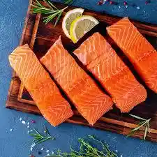 Salmon Porcionado Con Piel