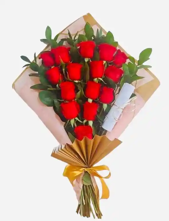 Ramo De Rosas Regalo Para Mamá , Feliz Dia Mamá (ramo De Flores- Arreglo De Flores - Arreglo De Rosas- Regalo Para Mujer)