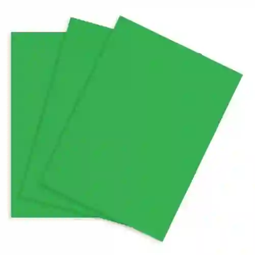 Cartulina Iris 1/8 Verde Navidad Und