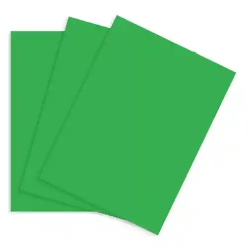 Cartulina Iris 1/8 Verde Navidad Und