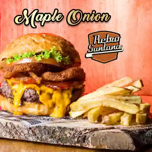 Combo Burger Maple Onion #Burgerstar2021