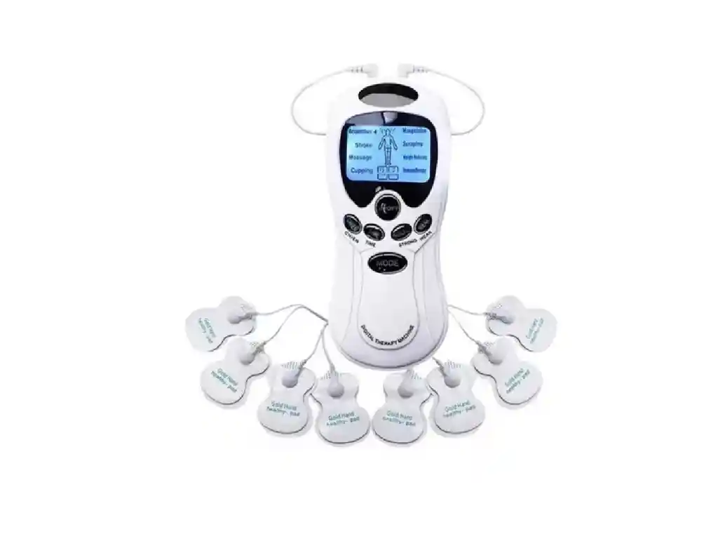 Equipo Gimnasia Pasiva Digital 8 Electrodos Masaje Electro