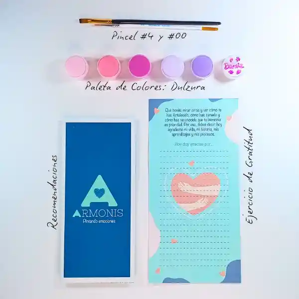 Kit De Arte-terapia: Entrelazados 20x25cm + Dulzura