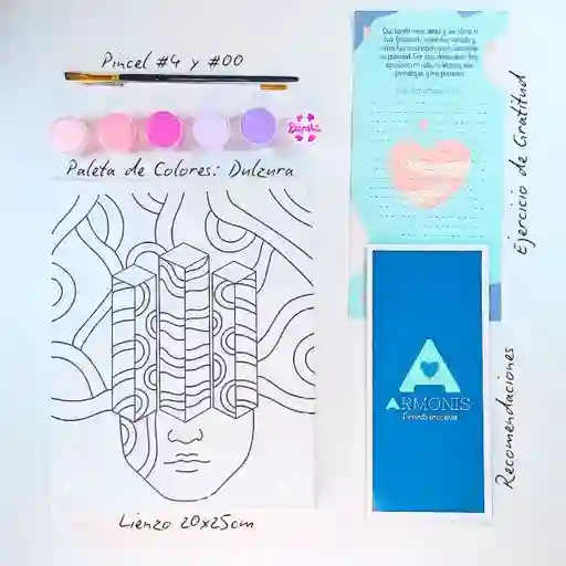 Kit De Arte-terapia: Libérate 20x25cm + Dulzura