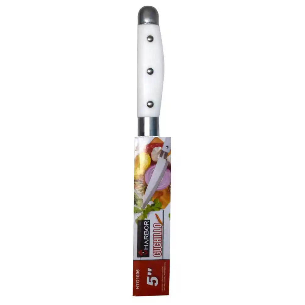 Cuchillo Cacha Blanca 5" Vharbor (htg1006)
