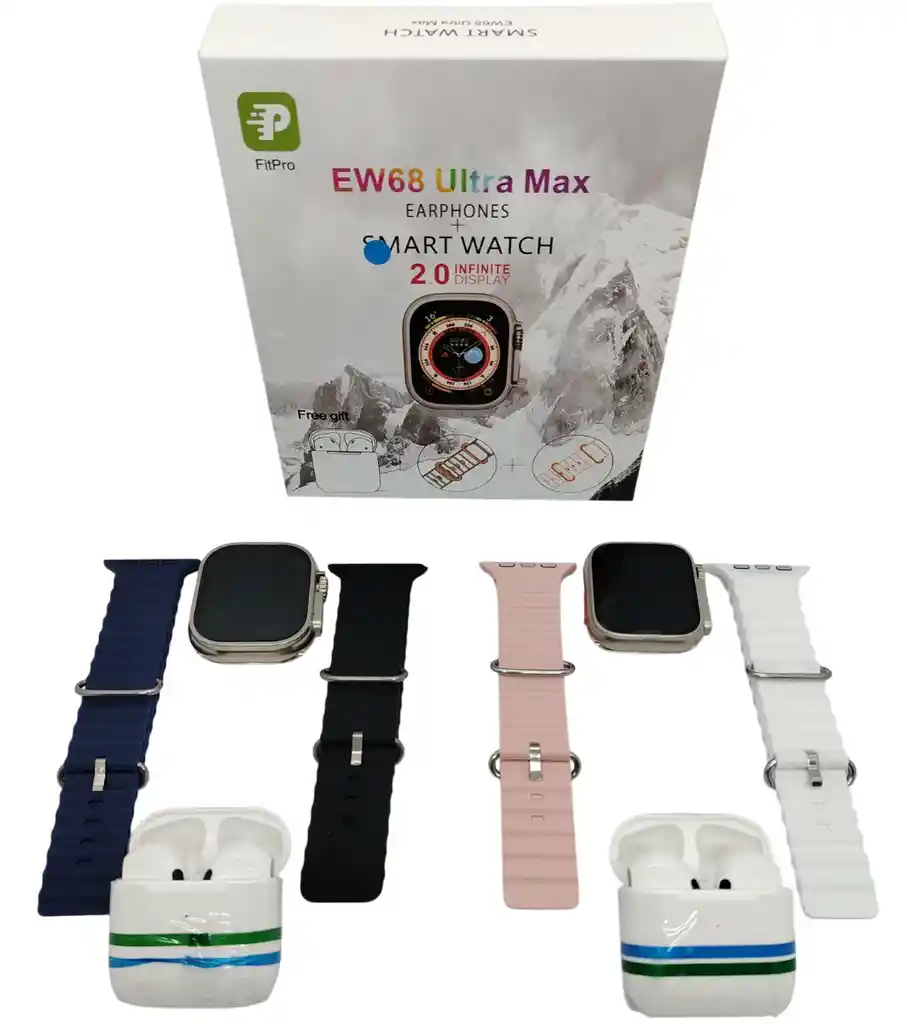 Reloj Smartwatch Ew68 Ultra Max