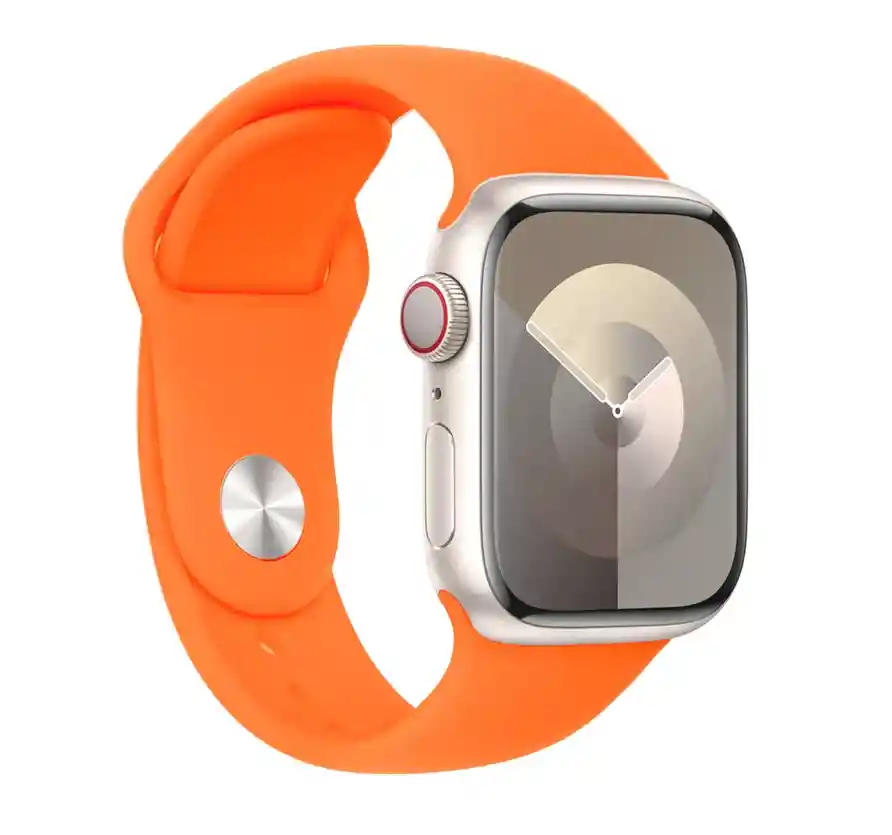 Correa Apple Watch Naranja 42mm, 44mm, 45mm Talla L