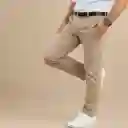 Pantalón En Dril Beige Para Hombre