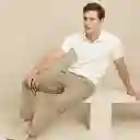 Pantalón En Dril Beige Para Hombre