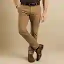 Pantalón En Drill Color Habano Para Hombre