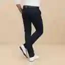 Pantalón En Drill Azul Para Hombre