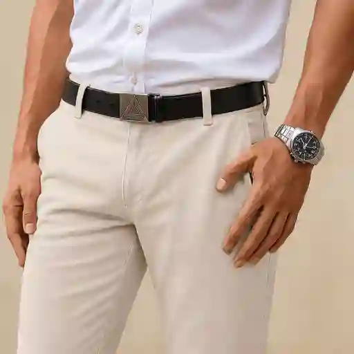 Pantalón En Drill Color Blanco Para Hombre