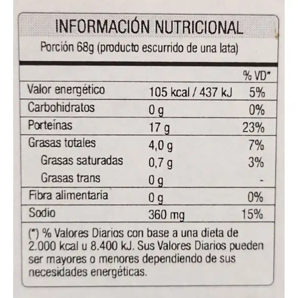 Dani Tacos de Poton Del Pacifico en Aceite Girasol