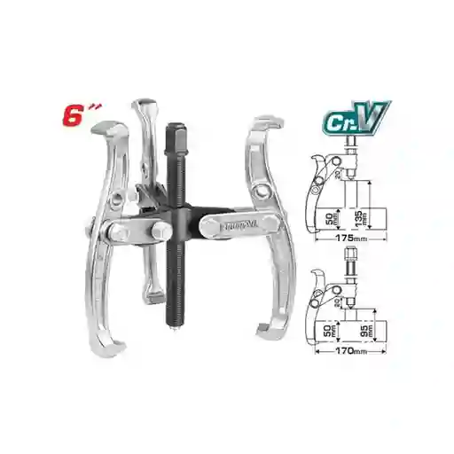Extractor De Balineras 6" Industrial Total (thtgp366)