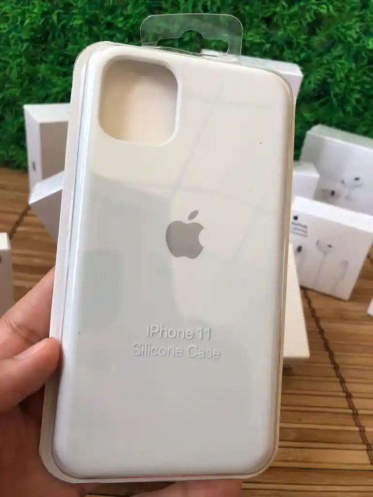 Forro Siliconecase Iphone 11 Blanco