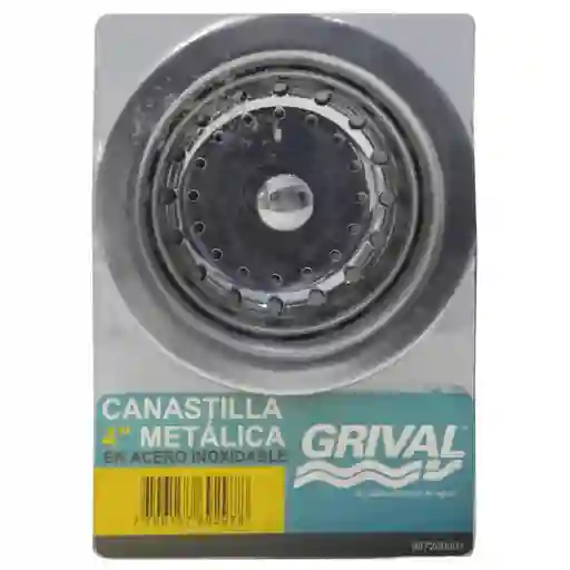 Canastilla Grival Lavaplatos Metalica 4" (93726)