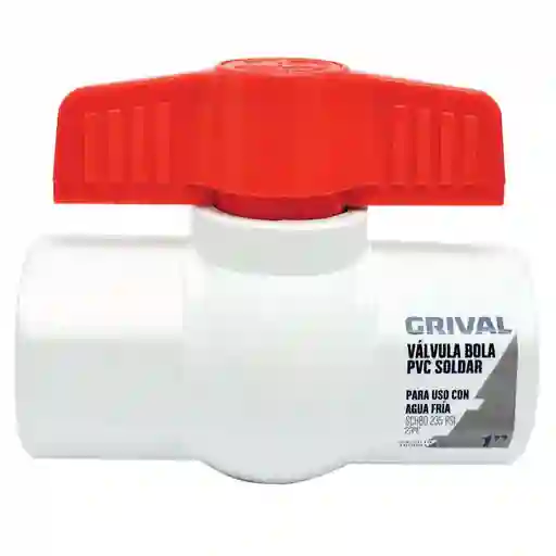 Linea Grival Llave Bola Pvc Lisa 1"