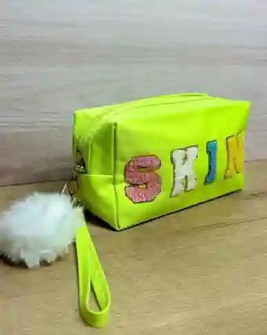 Cosmetiquera Skin Amarillo