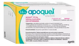 Antialérgico Apoquel 3.6 Mg X10