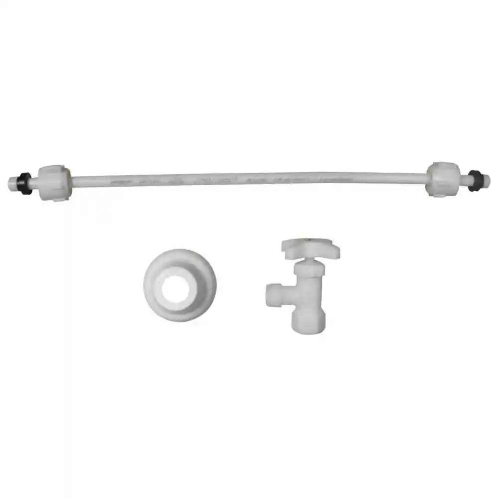 Llave Regulacion Plastica + Acople Lavam Grival