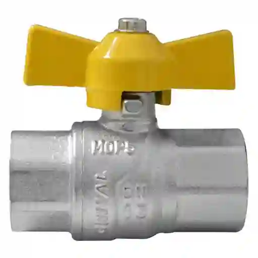 Linea Grival Llave Gas Amarilla 1/2 Chapola Mariposa (717440001)