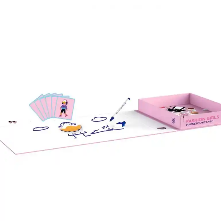 Juego Didáctico Arte Magnético Para Vestir Para Niños Niñas