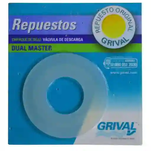 Linea Grival Repuesto Empaque Unidad De Selle Para Valvula De Descarga Dual Master (o22630001)