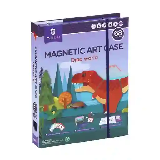 Juego Didáctico Arte Magnético Dinosaurio Para Niños Niñas