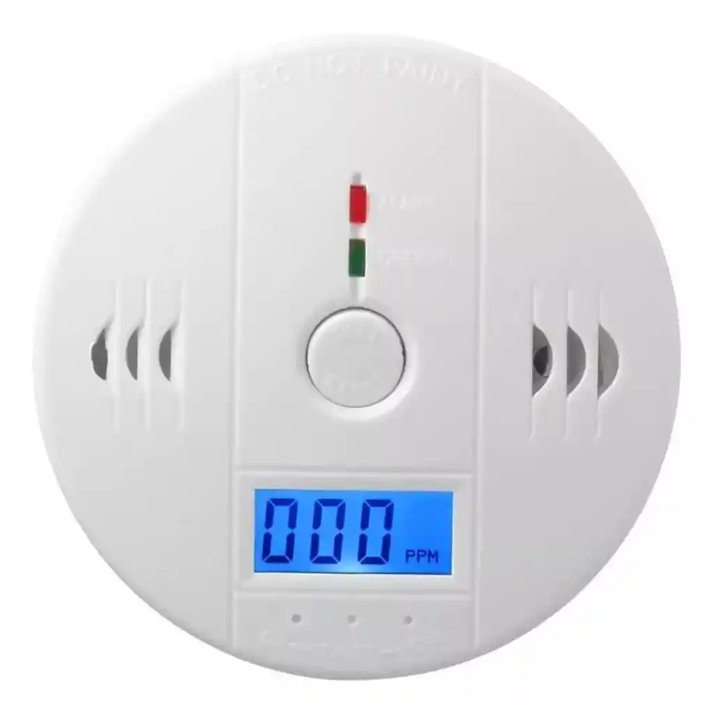 Sensor Detector De Monoxido De Carbono Con Indicador Alarma