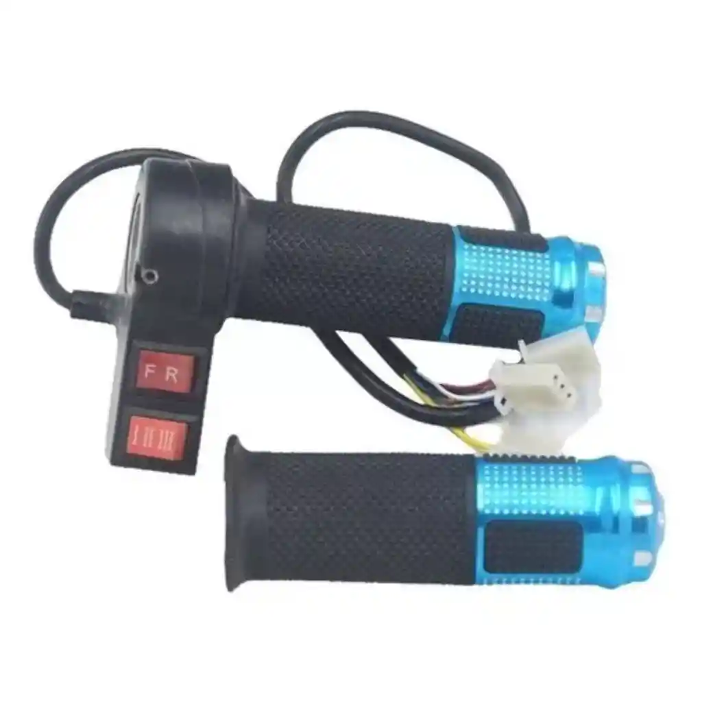 Acelerador Bicicleta Electrica Reversa 24 A 96 V Mango Azul