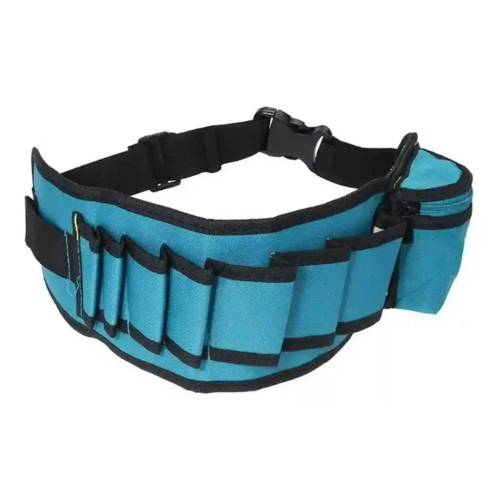 Cinturon Bolsa Porta Herramientas Completo Multiusos Azul